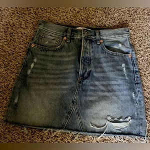 Denim skirt